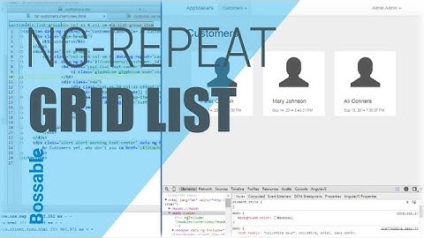 Bossable.com - MEAN Stack: 17 - Listing Customers with AngularJS & Bootstrap