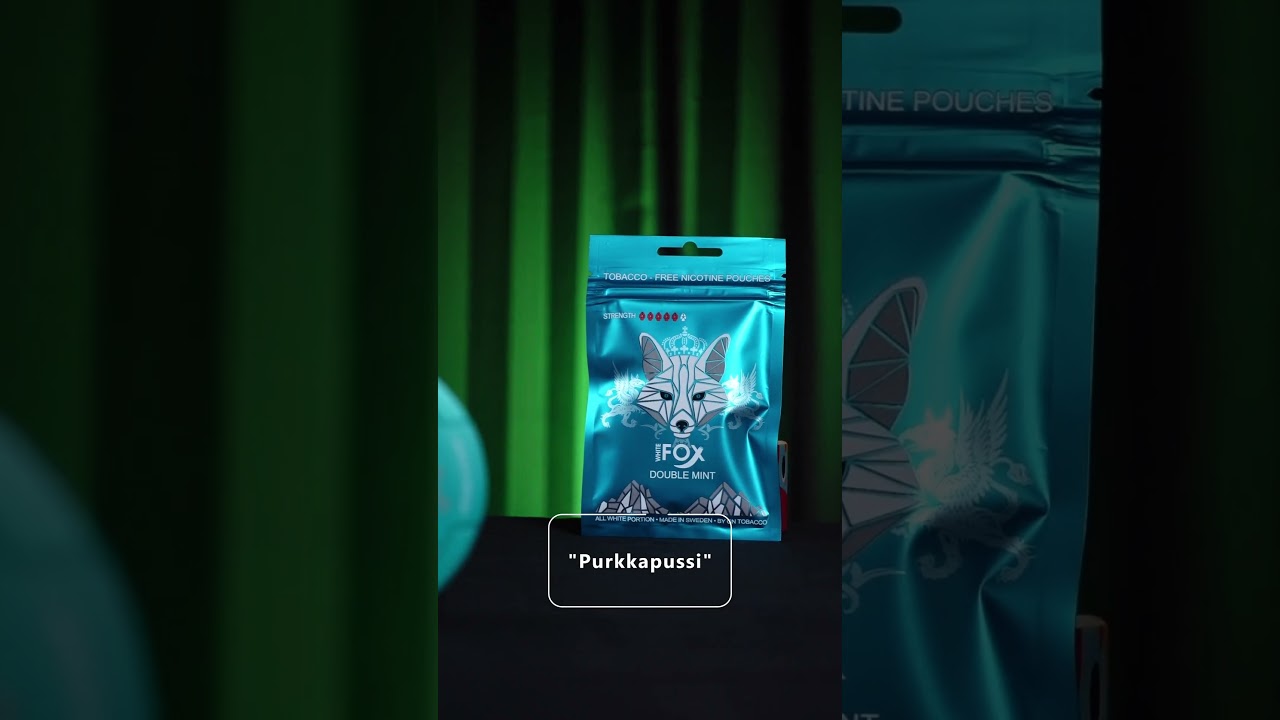 Esittelyssä White fox Double Mint nikotiinipussi