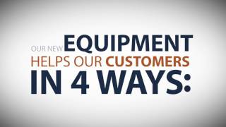 Announcing Our New Equipment