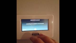 Evolution Connex thermostat WiFi settings