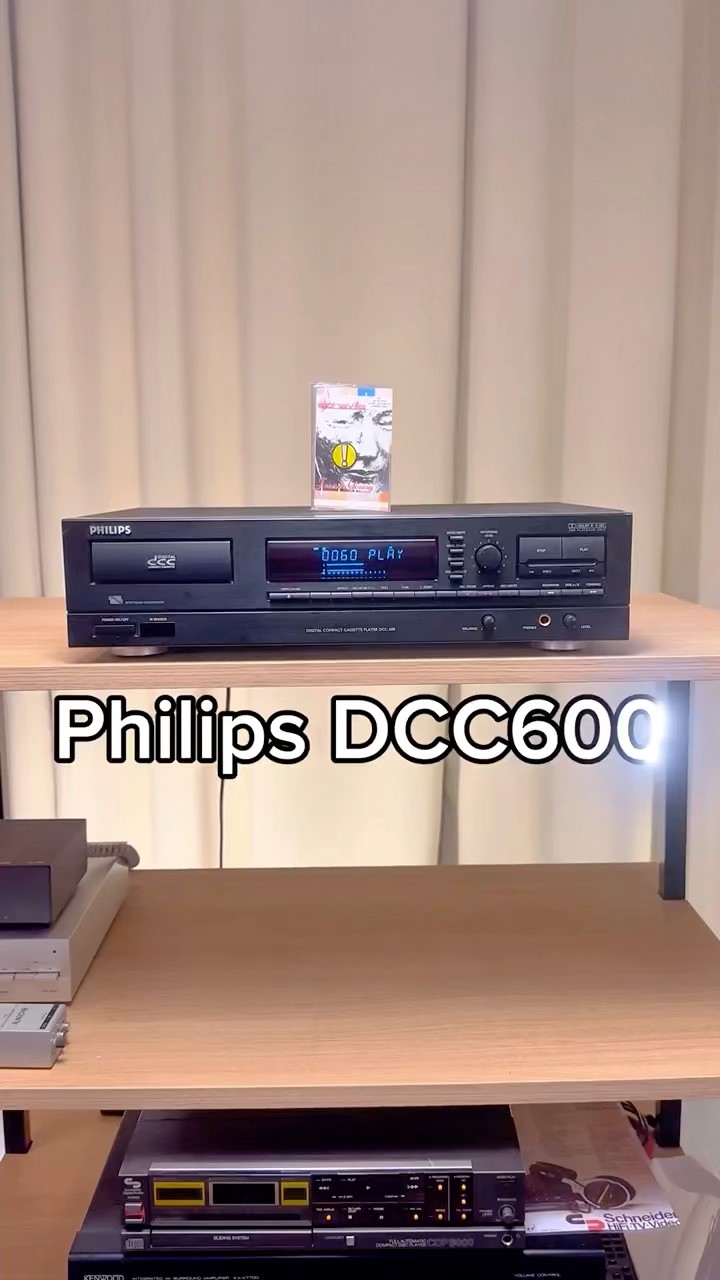 🎙️ PHILIPS DCC-600 | Digital Cassette Recorder from 1992