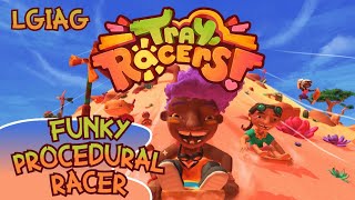 Using trays to race over a procedurally generated world | Tray Racers! demo - LGIAG