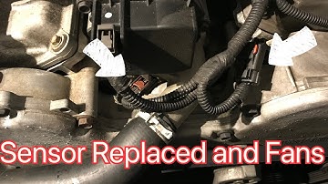 Replaced 2006 Chrysler 300 Crankshaft Position Sensor , Coolant Temp Sensor plus the Fans #chrysler