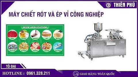 Máy chiết rót và dán miệng cốc thạch | 0961328211