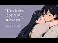 ASMR Loving Girlfriend Comforts you after a long day [F4M] [Cuddling] [Rain Sounds][Sleep Aid]