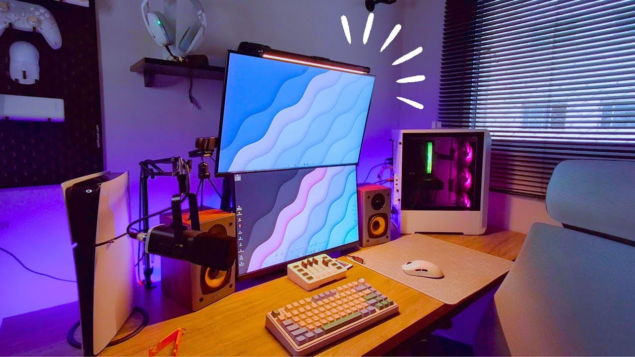 COMO É TER UM PS5 5 E UM PC GAMER NO MESMO SETUP ? - MEU MOUSE NOVO CHEGOU! ATK A9 PLUS 