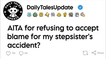 AITA for refusing to accept blame for my stepsister