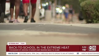 Back-to-school in extreme heat