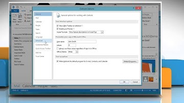 How to turn off Microsoft® Outlook 2013 calendar reminder in Windows® 8.1