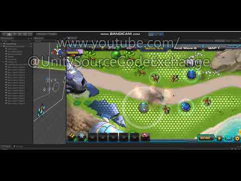 Tower Defense: Alien War TD 2 - Unity Source Code for Sale