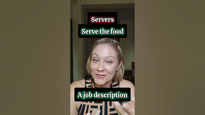 Server? Waiter? Waitress? - US English!