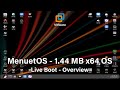 MenuetOS : The 1.44 MB 64-bit Operating System
