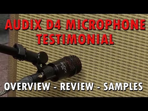 The Audix D4 -The Best Tom Microphone - Testimonial - Overview and Samples