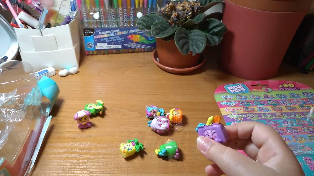 распаковка🎁 игрушки mojipops 2 серия