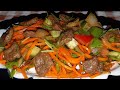 YANGI ! Go’shtli Salat  Juda Mazzali 👍 Салат с Мясом | Супер Рецепт!