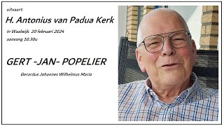 St. Antoniuskerk Waalwijk, 19-02-2024, Uitvaart Gert-Jan Popelier, Aanvang 10.30U