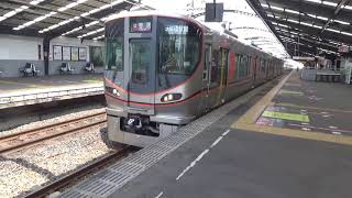【JR西日本323系】外回り　普通大阪環状線　大正駅発車。