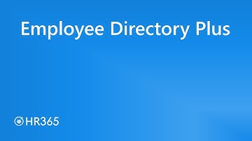 Employee Directory Plus - HR365