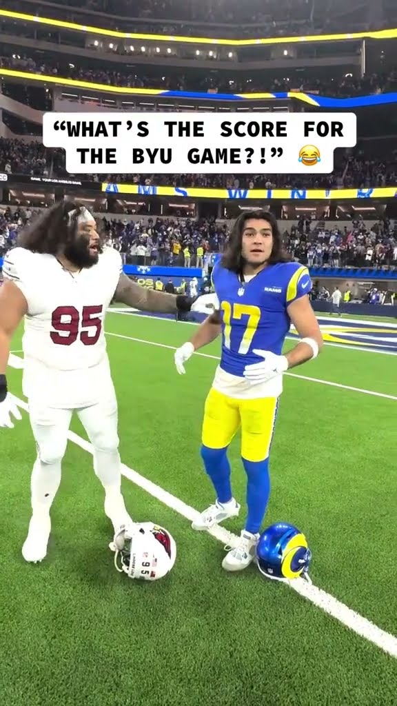 dubs in LA and utah for Puka #pukanacua #losangeles #rams #nfl #byu