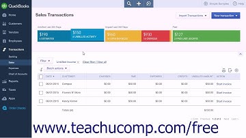 QuickBooks Online Plus 2015 Tutorial Creating Batch Invoices Intuit Training