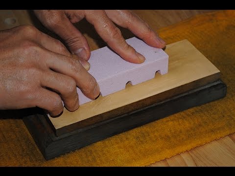 Yoshihiro Sharpening stone Care Episode 2- Stone Fixer