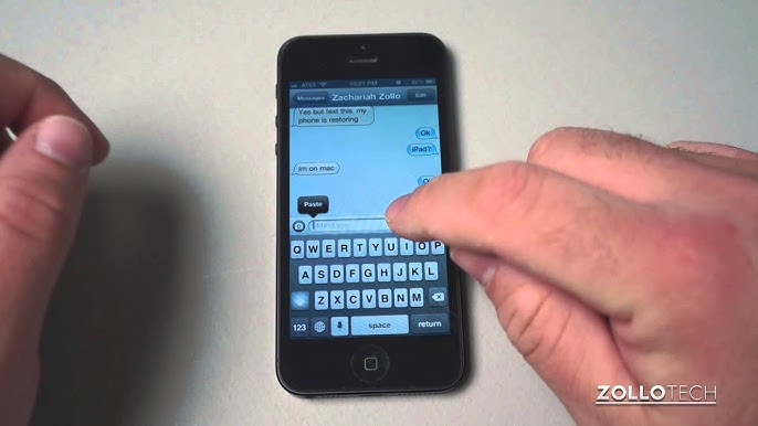 Uafhængighed diktator Agent How To Send A Text Message - iPhone 7 - YouTube