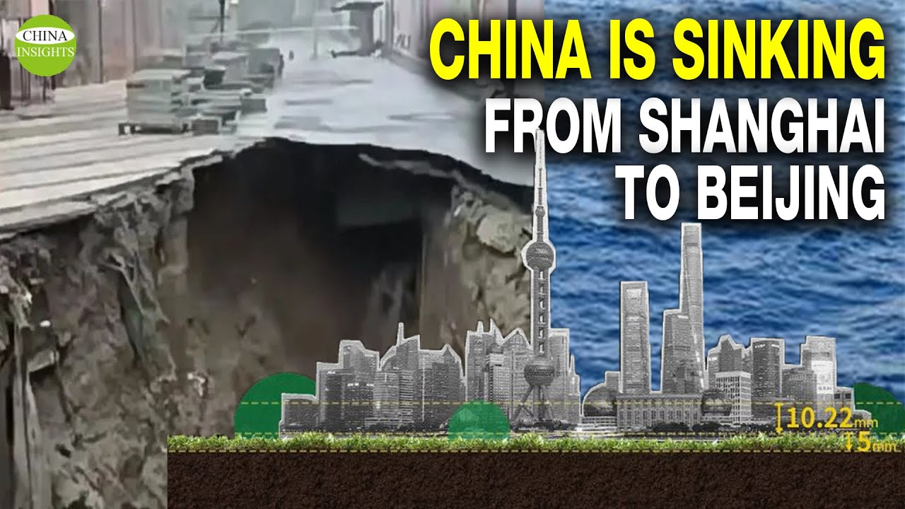Sinking happens anytime in China: Over-exploitation of coal and  groundwater...floods worsening it - YouTube