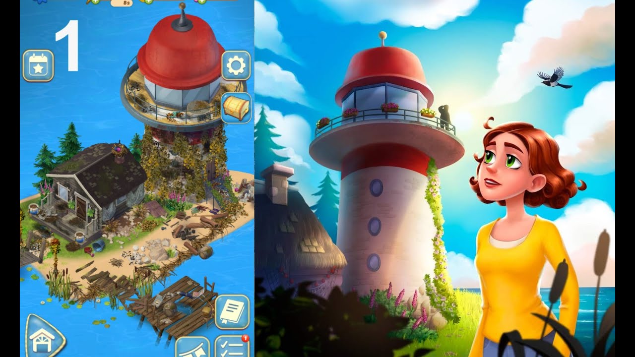 Merge Mansion Lighthouse Level 46 Part 209 🏖🏖 new area YouTube