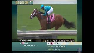 Play video: Roy H - Allowance Optional Claiming at Santa Anita Park (2017)