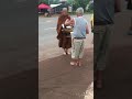 Giving food to monk in Thailand, every morning