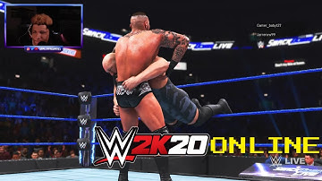 WWE 2K20 Online - PLAYING ON PLAYSTATION FOR THE FIRST TIME