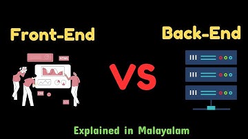 Malayalam Web Development: Front End Vs Back End Development Explained For Beginners!