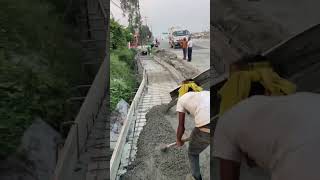 Drain slab concrete casting #drain #concrete #steel #youtube