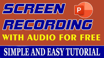 Recording screen using Microsoft Power Point 2019