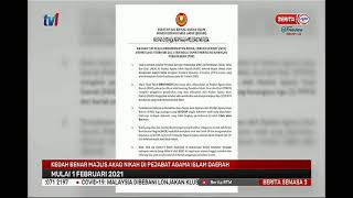 29 JAN 2021 – SEMASA 3 -  KEDAH BENARKAN AKAD NIKAH DI PEJABAT AGAMA ISLAM DAERAH MULAI 1 FEBRUARI