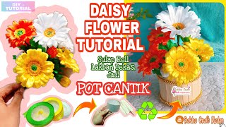 Сделай сам (37) || Обучающая программа FLOWER DAISY от Satin Ribbons и Pot от Used Tape || Дейзи