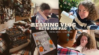 READING VLOG: reto 100 paginas diarias / letterbooks