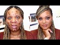 CHIT-CHAT SIMPLE GLAM MAKEUP & HAIR : GRWM (Makeup from my 1st Live) | OMABELLETV