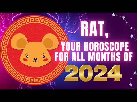 Rat Chinese Horoscope 2024. Rat Monthly Horoscope 2024