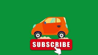 Подписка Машинка Для Детского Канала | Футажи | Хромакей | Subscribe Green Screen | Футажор
