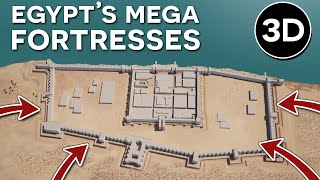 Ancient Egypt's Mega Fortresses  3D DOCUMENTARY