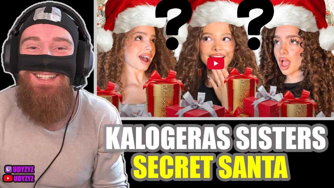 UDYZYZ REACTION to KALOGERAS SISTERS | SECRET SANTA