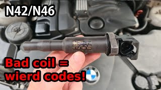 N42/N46 Bad Coil Symptoms & Codes & Replacement