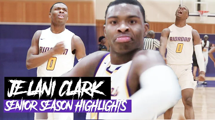 Jelani Clark Went CRAZY ALL Senior Season! WCAL Pl...