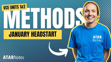 VCE Methods 1&2 January 2023 Headstart Lecture