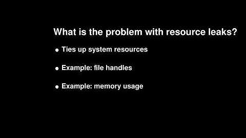 Resource Leak Bug Type in Infer Static Analysis
