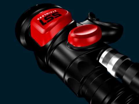 Atomic Aquatics SS1 Quick-Disconnect Assembly With 26 Inch Low Pressure Hose For Scuba