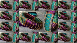 SS :: DESIGNER SILK THREAD BANGLES FOR U .