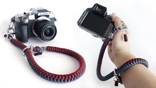 How to Make a Snake Knot Paracord Camera Strap Tutorial | Snap Shackle Wrist Strap