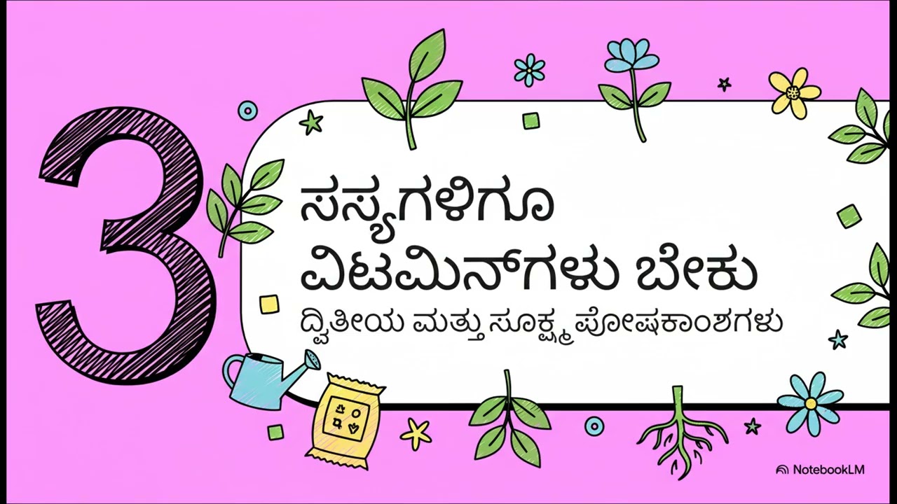 ರಸಗೊಬ್ಬರಗಳ ವರ್ಗೀಕರಣ ಮತ್ತು ಪೋಷಕಾಂಶಗಳ ನಿರ್ವಹಣೆ